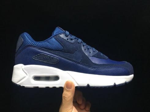 Nike Air Max 90 Ultra 2.0 LTR Navy Blue White Кроссовки 924447-400