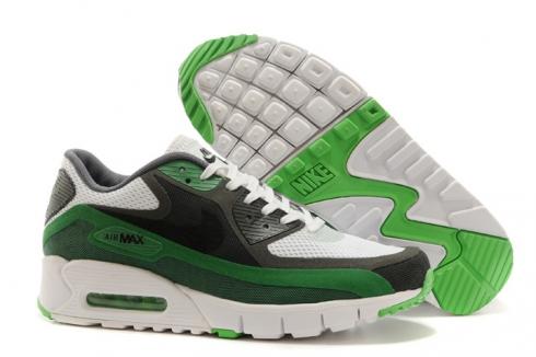 Nike Air Max 90 BR Breeze Branco Preto Cool Cinza Verde Sapatos 644204-103