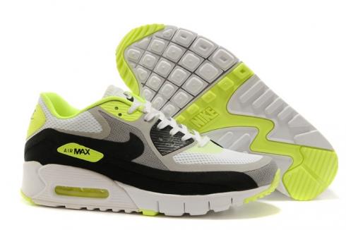 Sepatu Nike Air Max 90 BR Breeze White Dark Grey Wolf Flu Green 644204-107