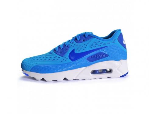 Nike Air Max 90 Ultra BR CH Blue White Mens NSW Running Shoes 776661-404 ,