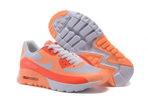 Nike Air Max 90 Ultra BR Womens Shoes White Sunset Glow Hot Lava 725061-100