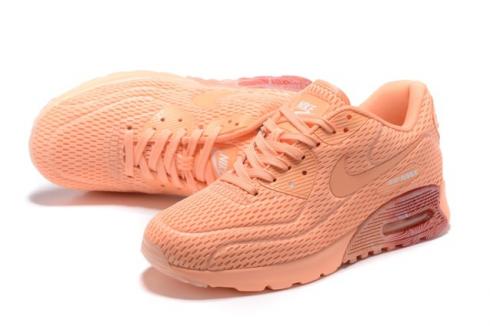 Sepatu Bernapas Nike Air Max 90 Ultra BR Wanita Oranye Total Crimson 725061-800