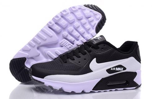 Nike Air Max 90 Ultra Moire รองเท้าวิ่งผู้ชายสีดำสีขาว 819477-011