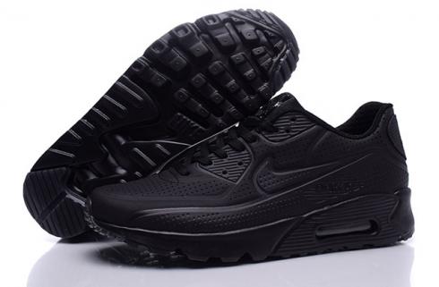 Nike Air Max 90 Ultra Moire Triple Black Herre løbesko Sneakers 819477-010