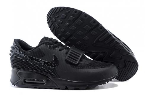 Nike Air Max 90 Air Yeezy 2 SP Zapatos casuales Zapatillas de deporte de estilo de vida Todo negro 508214-602