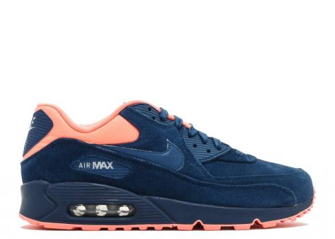Nike Air Max 90 Premium Gr Blue Bright Pink Gysr Atomic 333888-446