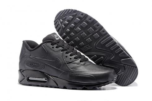 giày chạy bộ nam Nike Air Max 90 Premium SE toàn màu đen 858954-007