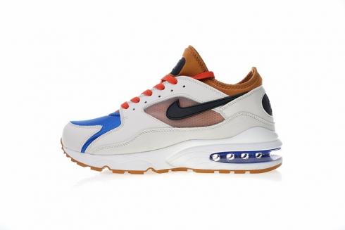 Nike Air Max 93 OG White Dusty Black Brown Blue Orange 306551-103