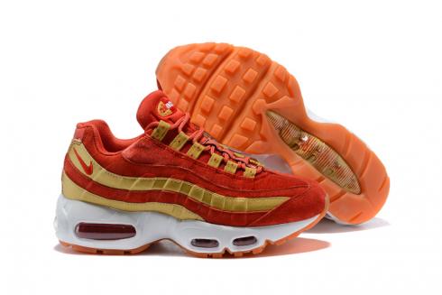 Nike Air Max 95 Chaussures de course Homme Rouge Jaune
