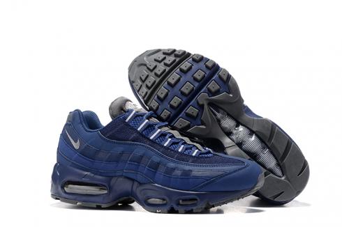 Nike Air Max 95 Navy Dark Blue Pria Sepatu Lari Sepatu Pelatih 749766-404