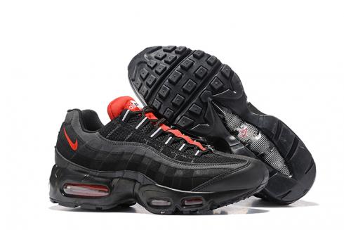 Nike Air Max 95 Pure Negro Rojo Hombres Zapatos para correr Zapatillas Zapatillas de deporte 749766-016