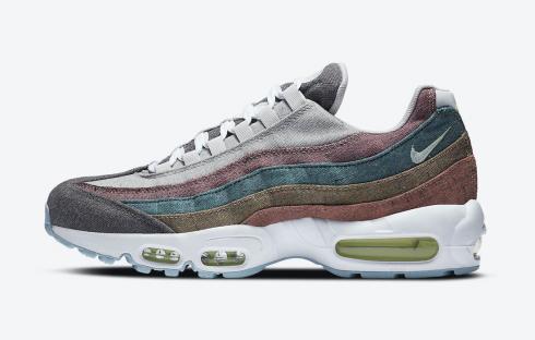 Nike Air Max 95 Recycled Canvas Pack Vast Grå Hvid Barely Volt CK6478-001