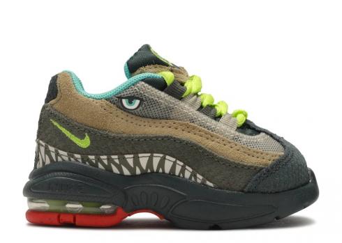 Nike Air Max 95 Td Monster Brown Outdoor Orewood Light Cyber Parachute Verde Bege CI9945-300