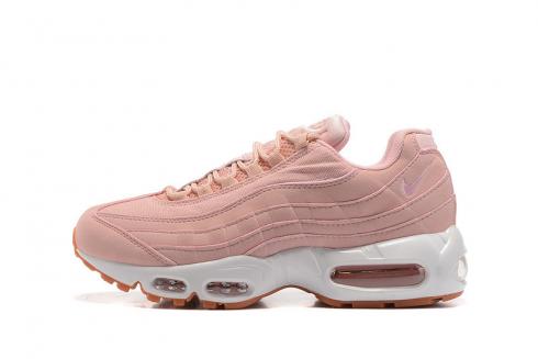 รองเท้าสตรี Nike Air Max 95 Premium Pink Oxford Bright Melon Womens Shoes 807443-600