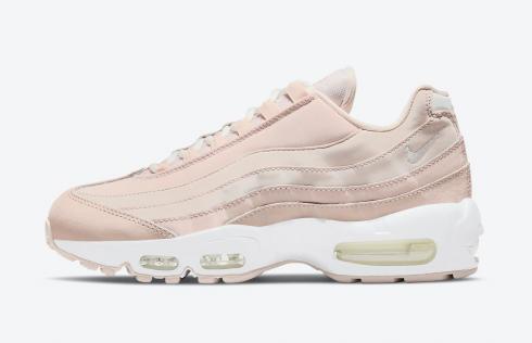 Womens Nike Air Max 95 Shimmer White Pink Running Shoes DJ3859-600