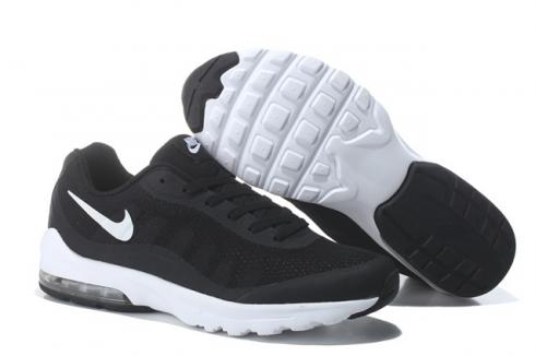 Nike Air Max Invigor Print Men รองเท้าวิ่งออกกำลังกายสีดำสีขาว 749680-414