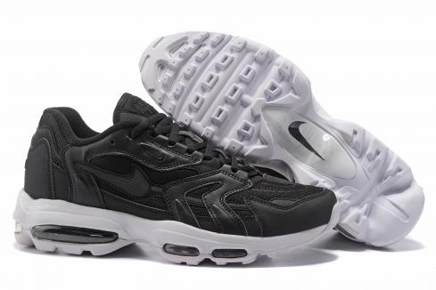 Nike Air Max 96 black White bottom Men Running Shoes 870166-001