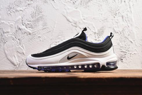 Nike Air Max 97 Black White Blue Shoes Casual Sneakers 921522-102