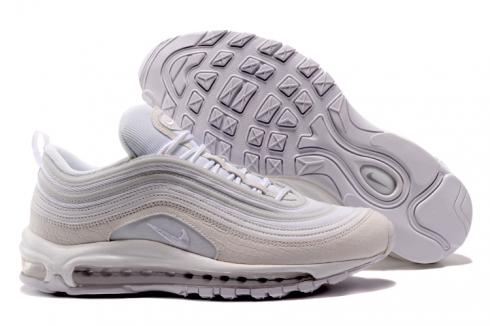 Nike Air Max 97 Unisex Running Shoes White Light Brown 312834-004