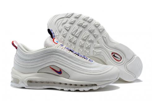 Nike Air Max 97 New Release Running Shoes White Blue