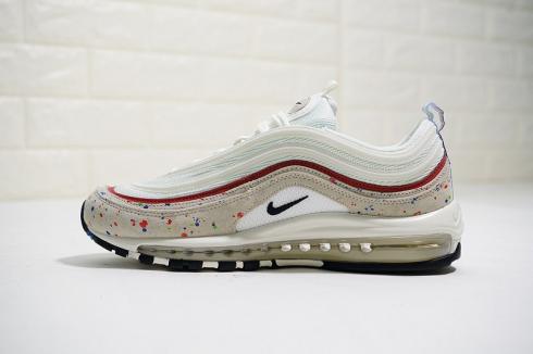 Nike Air Max 97 Paint Splatter Bianco Rosso Multi Colore 312834-102