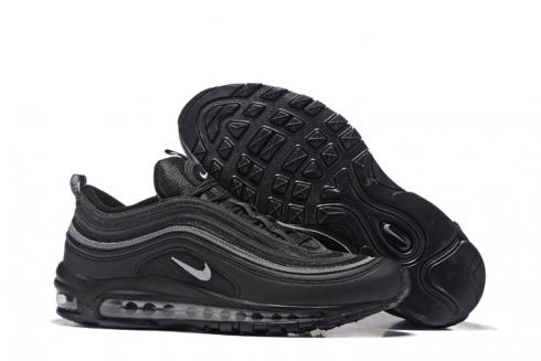 Nike Air Max 97 Silver Pure Black Hombres Zapatillas de deporte Zapatillas de deporte Zapatillas de deporte 312641-091