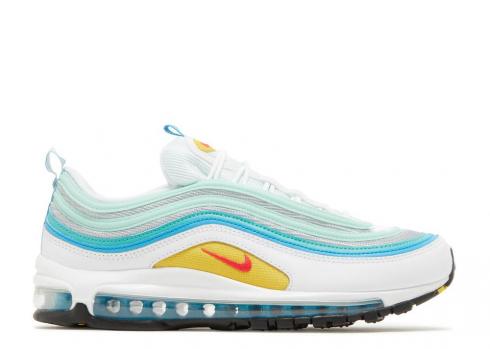 Nike Air Max 97 Spring Floral Azul Siren Laser Washed Teal Blanco Rojo DQ7644-100