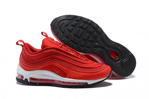 Nike Air Max 97 Zapatos para correr unisex Rojo chino Todo blanco