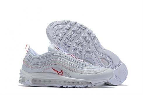 Nike Air Max 97 Unisex Running Shoes White Red AQ4137-100