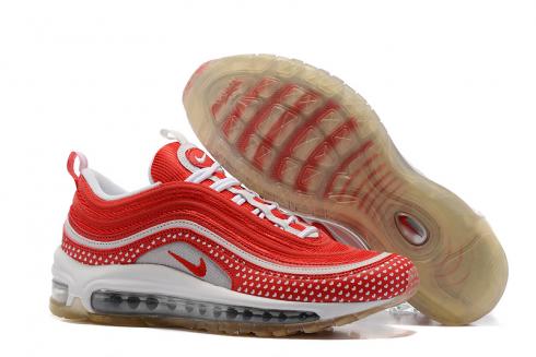 Nike Air Max 97 女款紅白色跑步鞋 312461-661