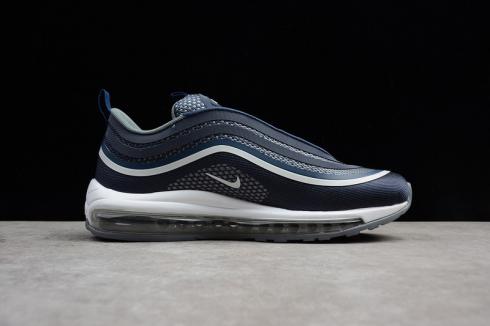Nike Air Max 97 Ultra Navy Midnight White Transpirable Casual 918356-400