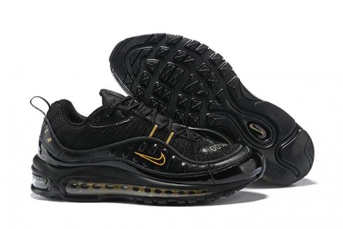 Nike Air Max 98 รองเท้าวิ่งผู้ใหญ่สีดำทอง