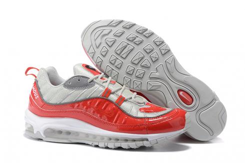Nike Air Max 98 Unisex Hardloopschoenen Rood Wit