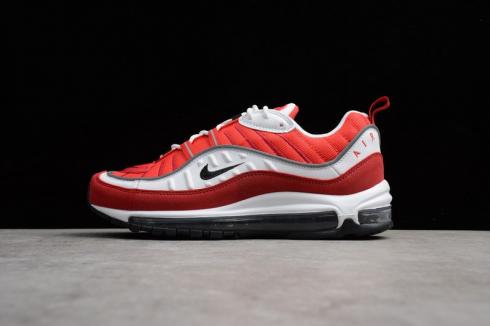 Nike Air Max 98 White Red Breathable Casual Shoes AH6799-101