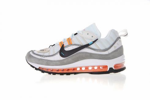 Compra Virgil Abloh x Nike Air Max 98 Grey Orange Running Shoes 640744-086
