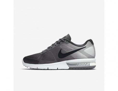 прочные мужские туфли Nike Air Max Sequent Grey Black Platinum 719912-007