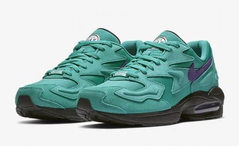 Nike Air Max 2 Light Spirit Teal Black White Court Purple AO1741 300