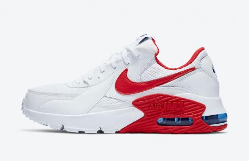 Nike Air Max Excee White University Red Neutral Grey CZ9373-100