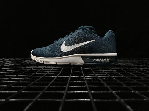 Nike Air Max Sequent 2 รองเท้าวิ่ง Legion Blue White 852461-402