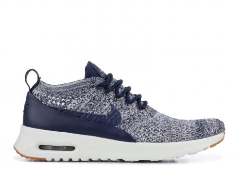 Nike Air Max Thea Ultra FK Flyknit College Navy Mulheres Running 881175-402