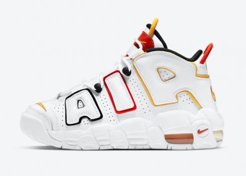 Nike Air More Uptempo GS Rosewell Raygun 白色黑紅 DD9282-100