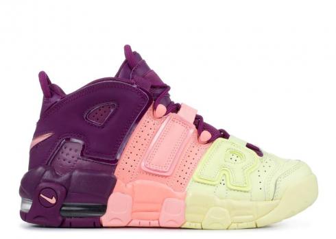 Nike Air Lisää Uptempo Gs Pink Style Grape Citron Purple Bright Night AV8237-800