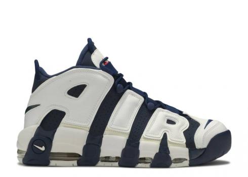 Nike Air More Uptempo Olympic 2012 Release Navy White Sport Midnight Red 414962-401