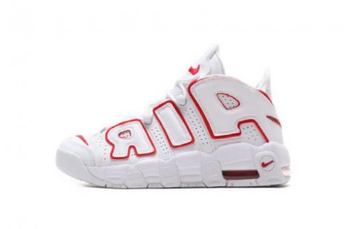 Nike Air More Uptempo Wit Varsity Red Outline GS Big Kids 415082-108