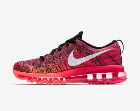 des chaussures pour femmes Nike Flyknit Max Pink Foil Hot Lava 620659-006