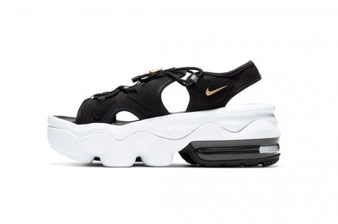 Womens Nike Air Max Koko Sandal White Black Shoes CI8798-001