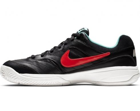 tênis feminino Nike Court Lite preto branco vermelho masculino 845021-008