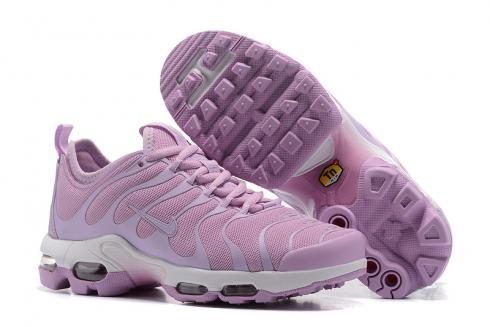 Sepatu Lari Wanita Nike Air Max Plus TN KPU Tuned Warna Ungu Pink Putih Baru 830768-551