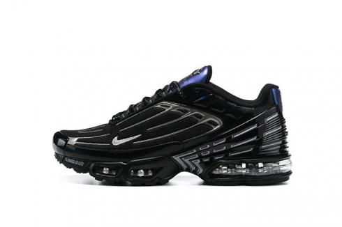 Nike Air Max Plus 3 Siyah Metalik Gümüş Mavi CD7005-051,ayakkabı,spor ayakkabı
