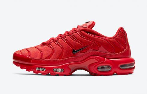 Nike Air Max Plus Goes All-Red Black Running Shoes DD9609-600